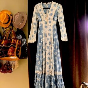 Gunne Sax Style+ Boho+ Vintage dress